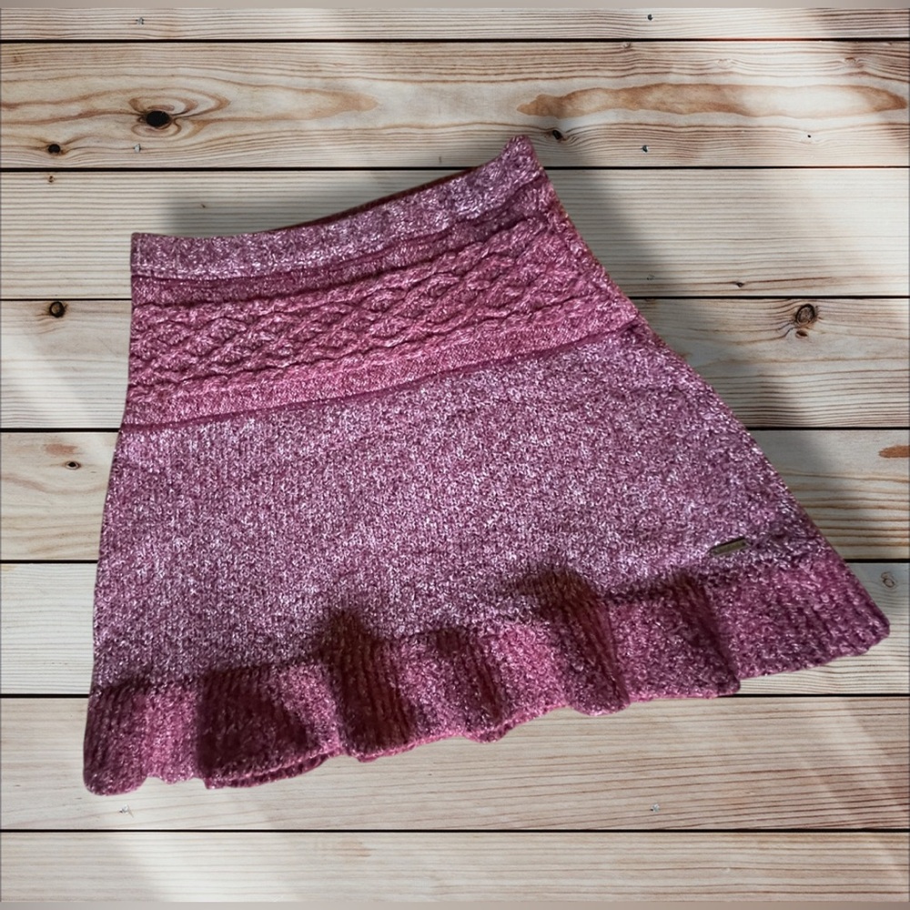prAna Rena Pomegrante Mini Skirt Small